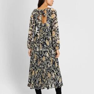 Club Mónaco Floral Midi dress bow tie back